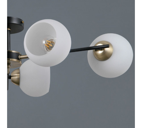 Люстра на штанге Illumico IL0469-6CSQ-24 BK AB LIBRA Люстра на штанге Illumico IL0469-6CSQ-24 BK AB LIBRA