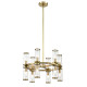 Люстра на штанге Delight Collection MD2061-12B br.brass