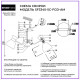 Люстра на штанге Seven Fires Aura SF3345/5C-FGD-AM