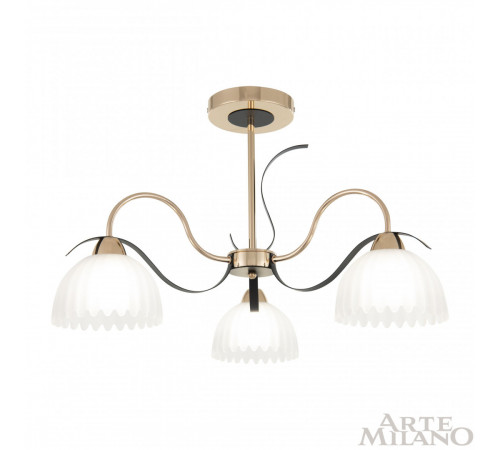 Люстра на штанге Arte Milano Napoli 327306/3 FG+BK Люстра на штанге Arte Milano Napoli 327306/3 FG+BK