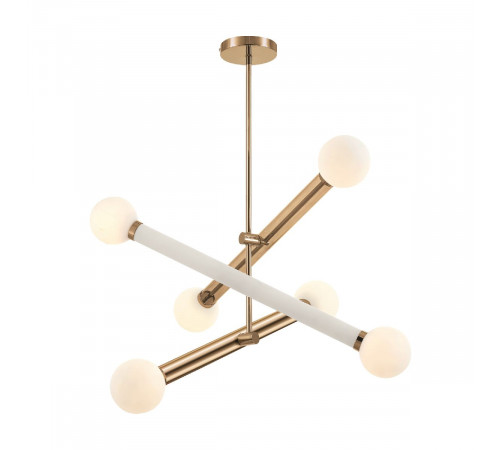 Люстра на штанге Freya Cross FR5381PL-06G Люстра на штанге Freya Cross FR5381PL-06G