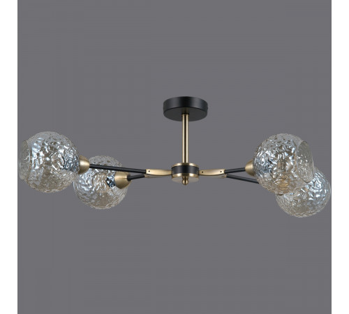 Люстра на штанге Illumico IL0253-4CSQ-79 BK AB Люстра на штанге Illumico IL0253-4CSQ-79 BK AB