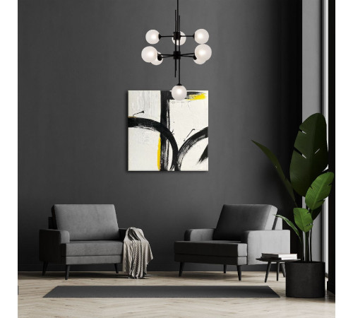 Люстра на штанге Eurosvet Volver 50383 черный a066795