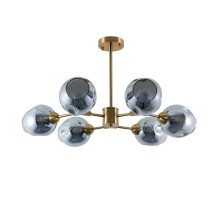 Люстра на штанге Arte Lamp Yuka Smoky A7759PL-6PB