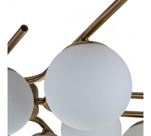 Люстра на штанге Escada Sphere 642/10P Brass Люстра на штанге Escada Sphere 642/10P Brass