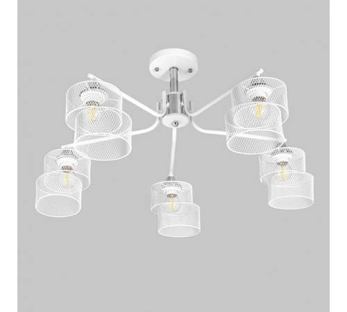 Люстра на штанге IMEX MD.4252-5-S-WH+CH Люстра на штанге IMEX MD.4252-5-S-WH+CH