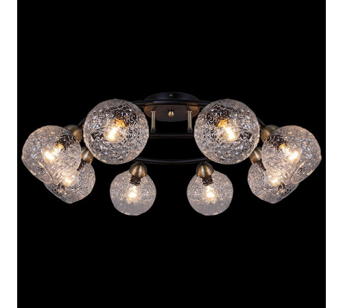 Люстра на штанге Illumico IL0296-8CSQ-79 BK AB Люстра на штанге Illumico IL0296-8CSQ-79 BK AB