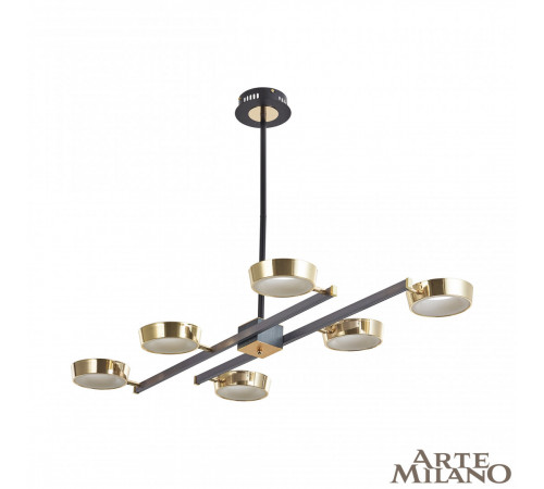 Люстра на штанге Arte Milano 271279/6L NI/GD Люстра на штанге Arte Milano 271279/6L NI/GD