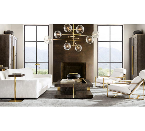 Люстра на штанге Delight Collection Globe Mobile KG0835P-8 brass