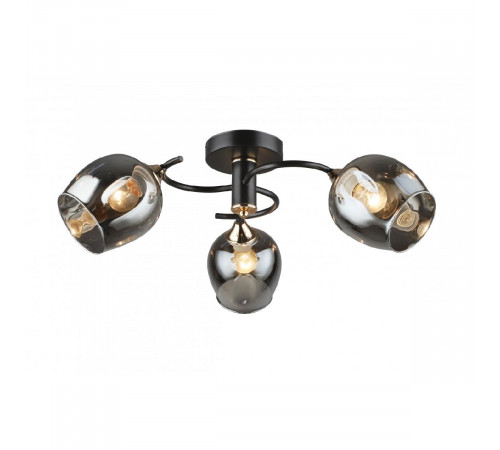 Люстра на штанге IMEX MD.5963-3-S-COFFEE+FGD Люстра на штанге IMEX MD.5963-3-S-COFFEE+FGD