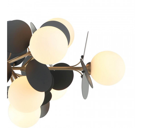 Подвесная люстра Lumien Hall Ilmari LH4136/12P-BR-BK Подвесная люстра Lumien Hall Ilmari LH4136/12P-BR-BK
