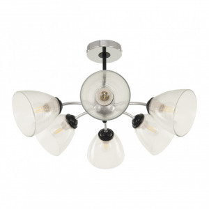 Люстра на штанге Arte Milano Napoli 329007/3+3 CR.BK