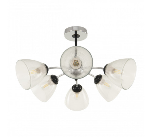 Люстра на штанге Arte Milano Napoli 329007/3+3 CR.BK Люстра на штанге Arte Milano Napoli 329007/3+3 CR.BK