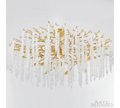 Люстра на штанге Arte Milano Milan 236901/D1000/14/A Gd