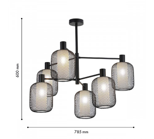 Люстра на штанге F-Promo Tokri 4602-6C Люстра на штанге F-Promo Tokri 4602-6C