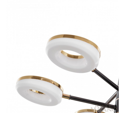 Люстра на штанге Arte Milano Ferrara 276699/8 BK/GD Люстра на штанге Arte Milano Ferrara 276699/8 BK/GD