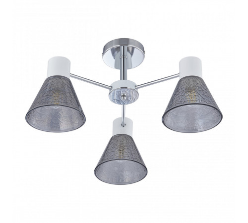 Люстра на штанге Arte Milano Napoli 322408/3 CR+WH Люстра на штанге Arte Milano Napoli 322408/3 CR+WH