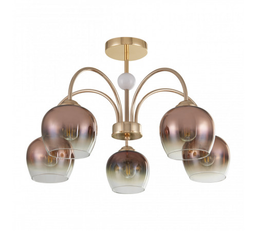 Люстра на штанге Arte Milano Napoli 325410/5 FG+WH Люстра на штанге Arte Milano Napoli 325410/5 FG+WH