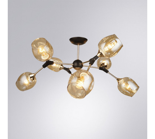 Люстра на штанге Arte Lamp Seppia A4211PL-8BK