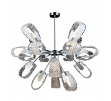 Люстра на штанге IMEX Lafleur MD.2375-19-S-CH+BK