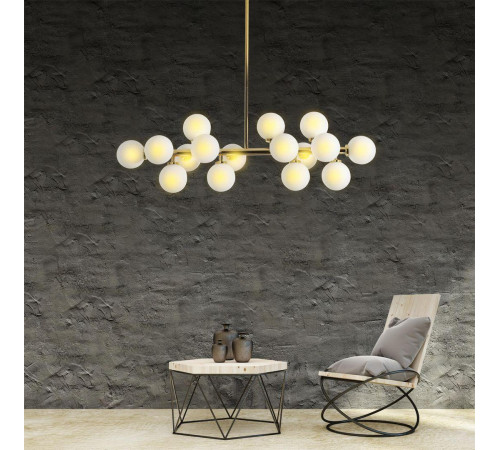 Подвесная люстра Lumina Deco Marsiada LDP 6033-16 GD Подвесная люстра Lumina Deco Marsiada LDP 6033-16 GD