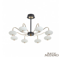 Люстра на штанге Arte Milano 273908/8 BK/GD