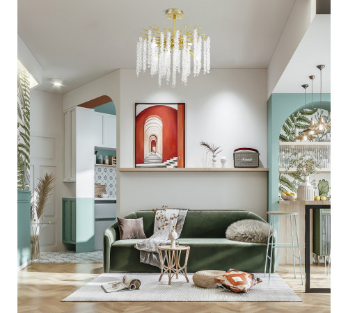 Люстра на штанге Arte Milano 23111.460.6.E14.A GD