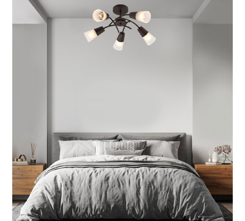 Люстра на штанге Escada Calla 1109/5P Wenge Люстра на штанге Escada Calla 1109/5P Wenge