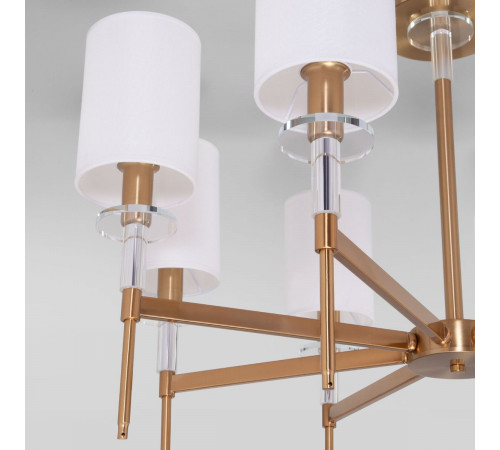 Люстра на штанге Eurosvet Brielle 60132/8 латунь