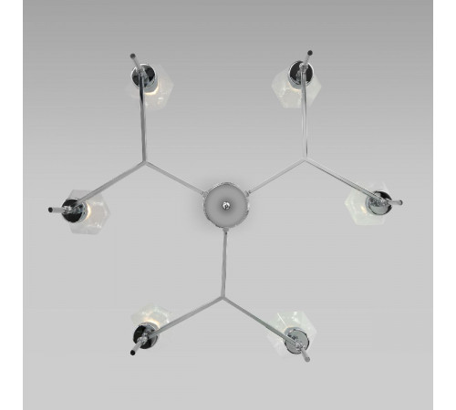 Люстра на штанге Eurosvet Prism 60143/6 хром a061939 Люстра на штанге Eurosvet Prism 60143/6 хром a061939