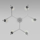 Люстра на штанге Eurosvet Prism 60143/6 хром a061939