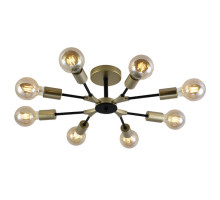 Люстра на штанге Seven Fires Evlina SF3370/8C-GD-BK
