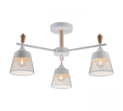 Люстра на штанге Seven Fires Olban SF3389/3C-WT-WD Люстра на штанге Seven Fires Olban SF3389/3C-WT-WD