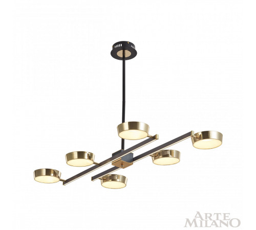 Люстра на штанге Arte Milano 271279/6L NI/GD Люстра на штанге Arte Milano 271279/6L NI/GD