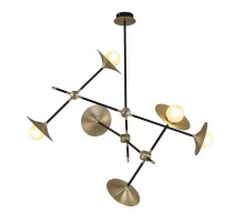 Люстра на штанге Delight Collection 9256P/6 gold