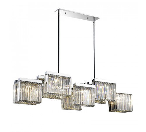 Люстра на штанге Delight Collection Broadway EP68031L-10 chrome Люстра на штанге Delight Collection Broadway EP68031L-10 chrome