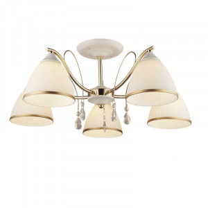 Люстра на штанге Seven Fires Dzintars WD3523/5C-WT-FGD-WT