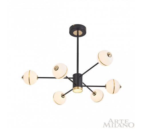 Люстра на штанге Arte Milano 272069/6 BK Люстра на штанге Arte Milano 272069/6 BK
