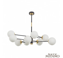 Люстра на штанге Arte Milano 272708/9 BK/GD
