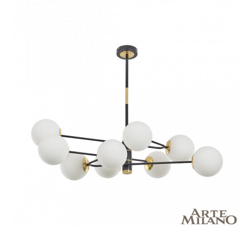 Люстра на штанге Arte Milano 272708/9 BK/GD