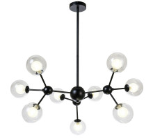 Люстра на штанге Natali Kovaltseva VENTI 81422/8C BLACK