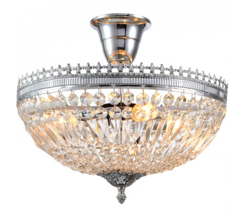 Люстра на штанге Natali Kovaltseva ROCOCO 81406/4C CHROME Люстра на штанге Natali Kovaltseva ROCOCO 81406/4C CHROME