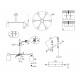 Люстра на штанге Ambrella Light Traditional Modern TR9572