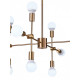 Люстра на штанге Natali Kovaltseva LOFT LUX 75130/8C GOLD