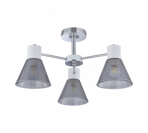 Люстра на штанге Arte Milano Napoli 322408/3 CR+WH Люстра на штанге Arte Milano Napoli 322408/3 CR+WH