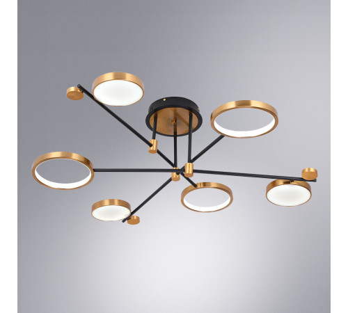 Люстра на штанге Arte Lamp Holly A1364PL-6PB Люстра на штанге Arte Lamp Holly A1364PL-6PB