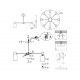 Люстра на штанге Ambrella Light Traditional Modern TR9575