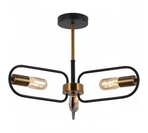 Люстра на штанге Illumico IL8253-3COU-79 BK GD Люстра на штанге Illumico IL8253-3COU-79 BK GD