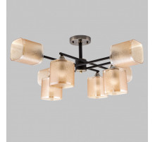 Люстра на штанге IMEX MD.4212-8-S-BK+AB