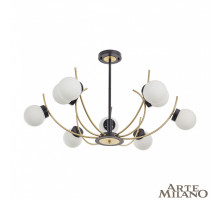Люстра на штанге Arte Milano Neapolis 276169/9 BK/GD